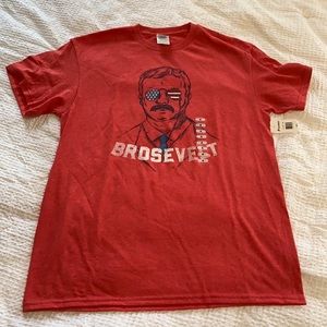 Teddy Roosevelt Americana T-shirt Medium